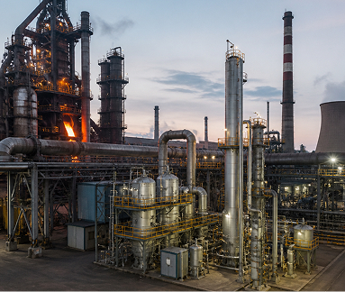 Blast furnace gas valorization