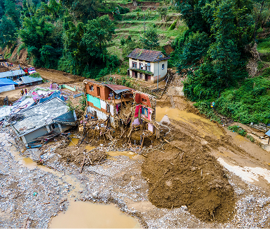 Early warning system (EWS) for disasters in the Himalayan region